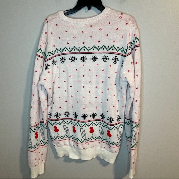 The Office Dunder Mifflin Ugly Christmas Sweater L Paper Company - Picture 2 of 4